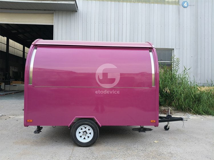 8.2ft Purple Food Trailer for Sale