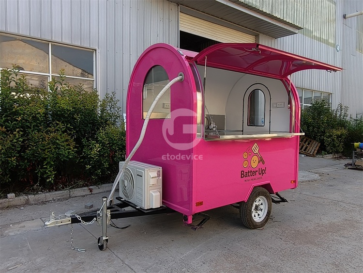 Small FR220D Food Trailer in Heather Purple