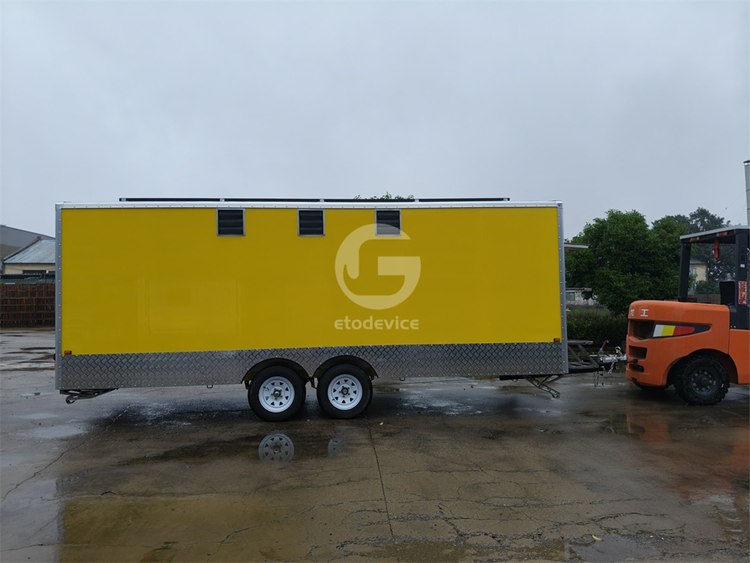 19ft Solar Powered Food Trailer for Sale