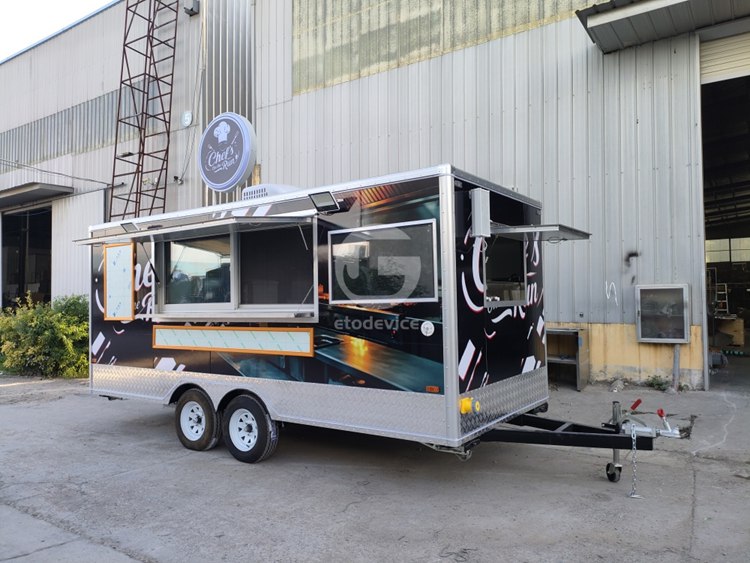 16.4ft Fully Equipped Food Trailer for Sale