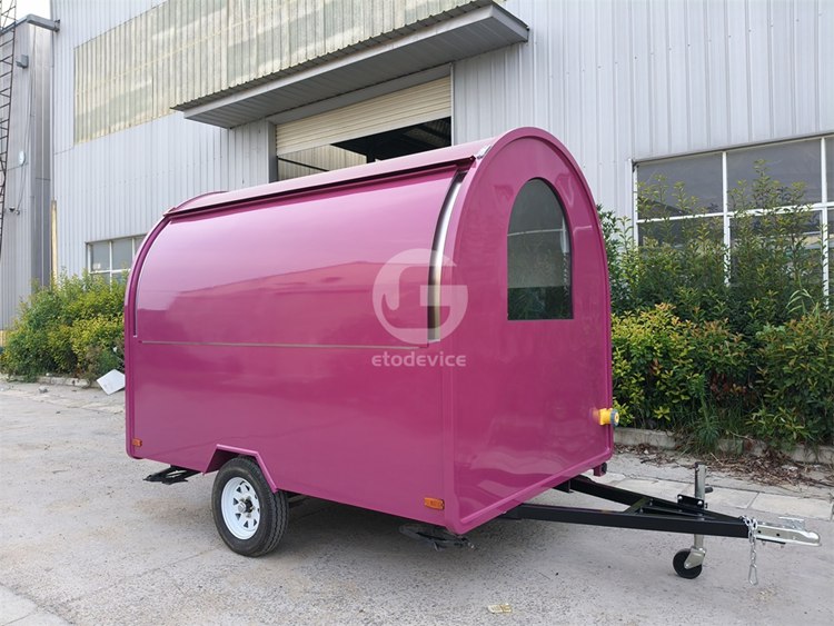 8.2ft Purple Food Trailer for Sale