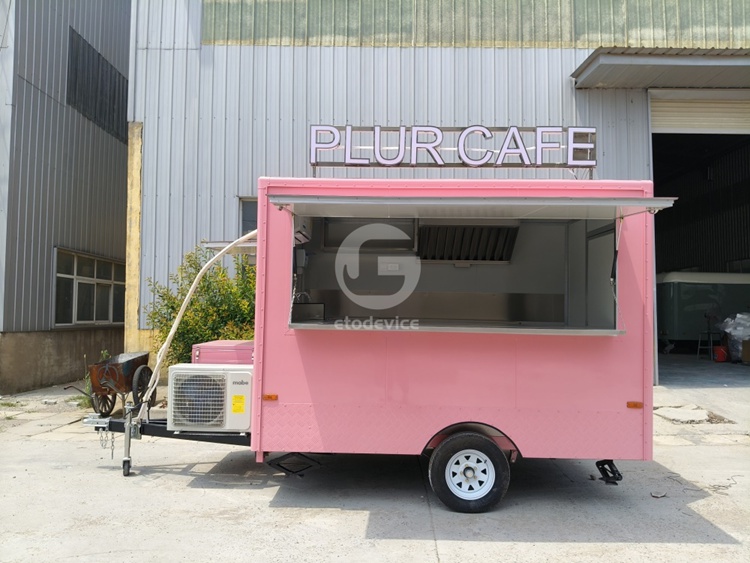 Pink FS295 Food Trailer for Sale in USA