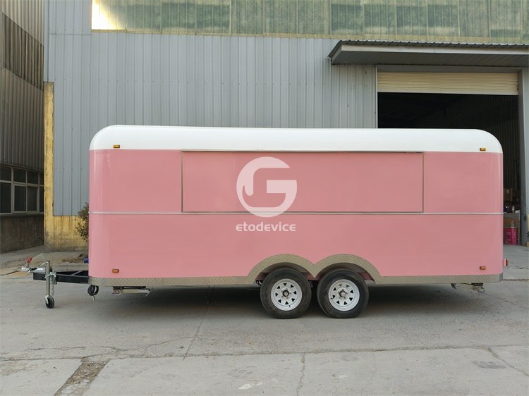 16ft Pink Food Trailer for Sale