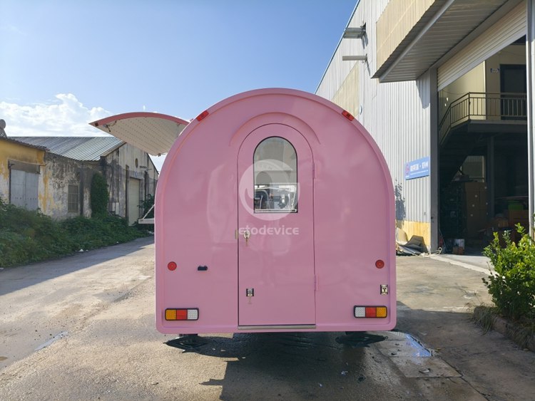 8ft Pink Food Trailer for Sale