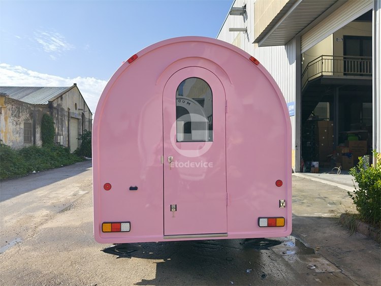 8ft Pink Food Trailer for Sale