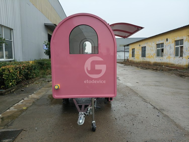 Pink FR220D Small Food Trailer for Sale in USA