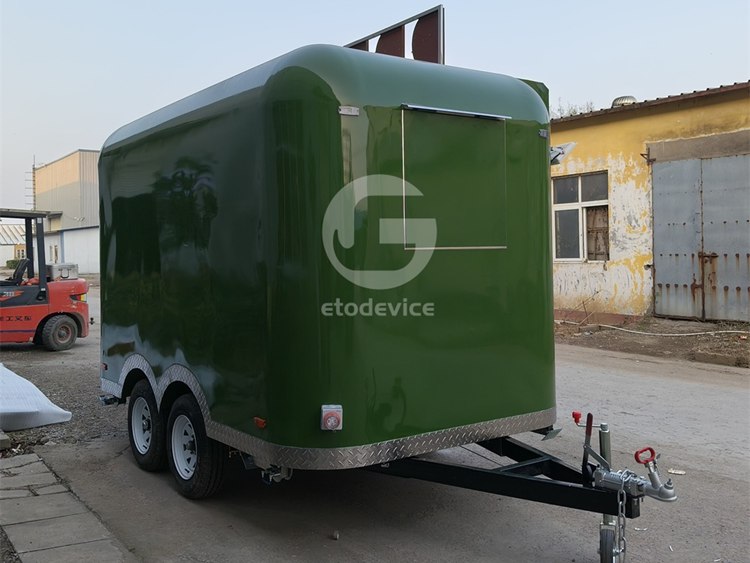 FS350R Food Trailer for Sale Australia – Custom Green Mobile Kitchen