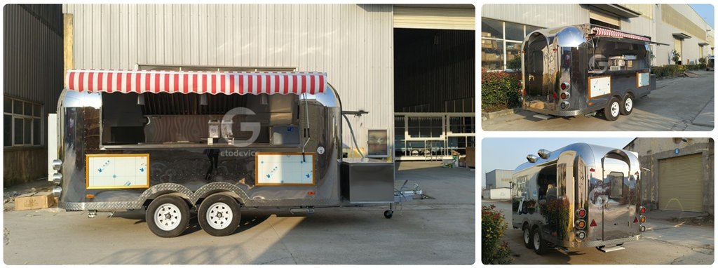 Stainless Steel Food Trailer