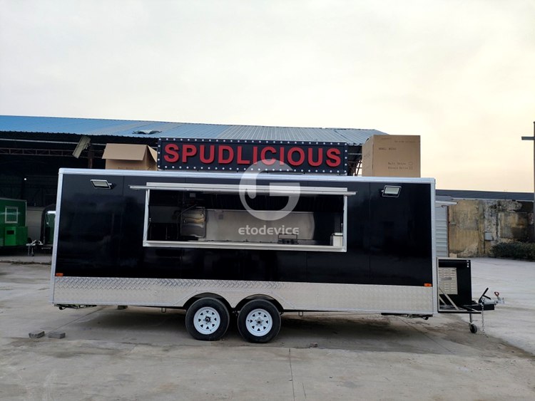 Black FS580 Pizza Trailer for Sale