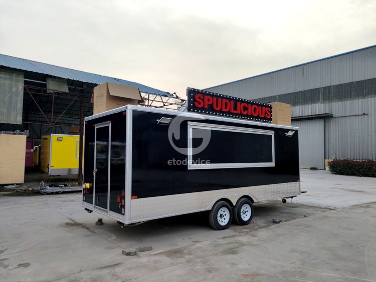 Black FS580 Pizza Trailer for Sale