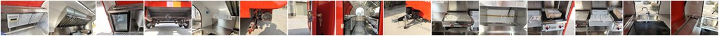 Configuration of the round food trailer