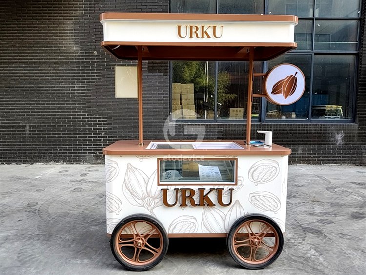 Custom Ice Cream Cart Built for Australian Customer by ETODEVICE