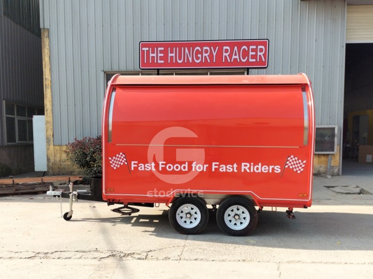 Round Food Trailer for Sale
