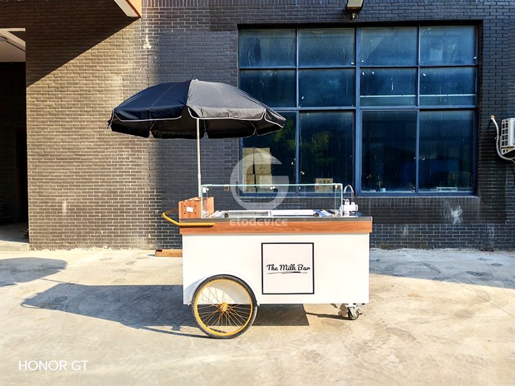 Ice Cream Cart With Freezer – Smart Mobile Dessert Solution by ETODEVICE