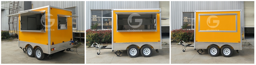 Custom FS250 Food Trailer for Switzerland