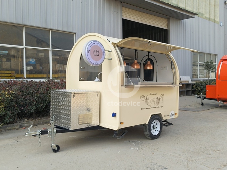 ETODEVICE FR220WD Small Food Trailer – Premium Mobile Cocktail Bar Solution