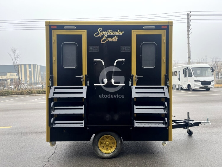 ML250 2 Stall Restroom Trailer Built for a USA Customer
