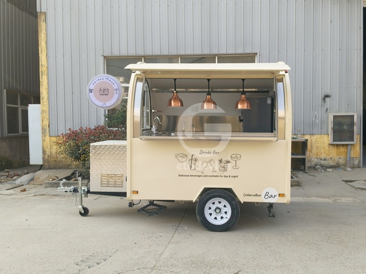 ETODEVICE FR220WD Small Food Trailer – Premium Mobile Cocktail Bar Solution